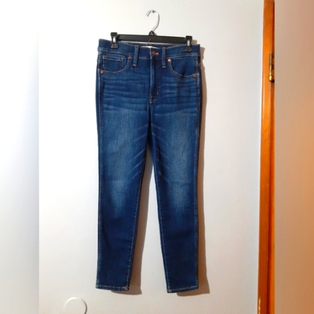 Madewell Jeans 10in Highruse Skinny Women 28P Blue Casual Coastle